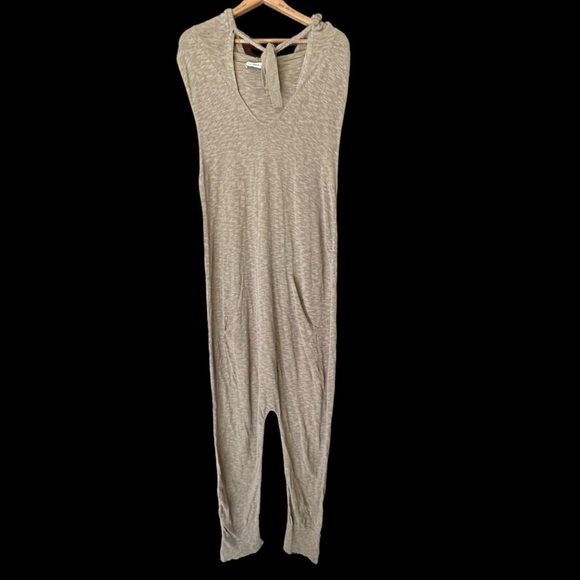 Zara sage green stretchy knit jumpsuit size large - Picture 2 of 15